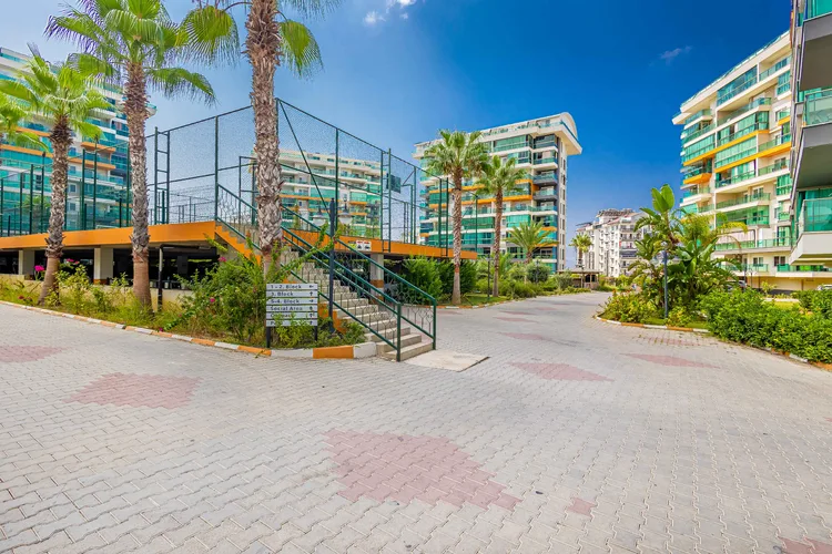 FURNISHED 1+1 APARTMENT IN A LUXURY RESIDENTIAL COMPLEX IN ALANYA AVSALLAR