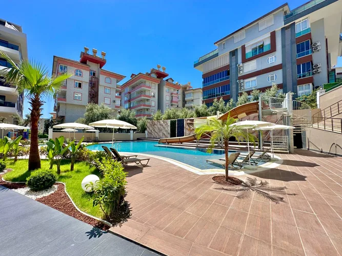 FOR SALE BRAND NEW 2+1 APARTMENT IN ALANYA HASBAHÇE NEIGHBORHOOD  