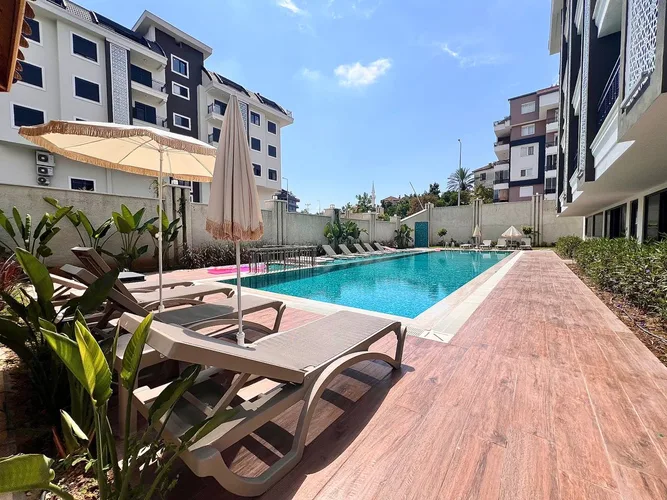 LUXURY FURNISHED 1+1 APARTMENT CLOSE TO ALANYA CITY HOSPITAL IN OBA