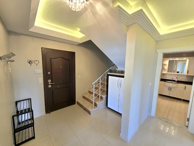 FURNISHED 3+1 DUPLEX APARTMENT WITH TERRACE IN ALANYA OBA