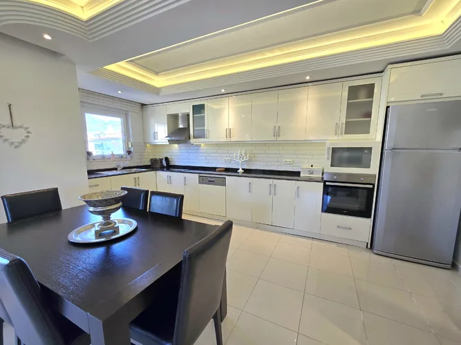 FURNISHED 3+1 DUPLEX APARTMENT WITH TERRACE IN ALANYA OBA