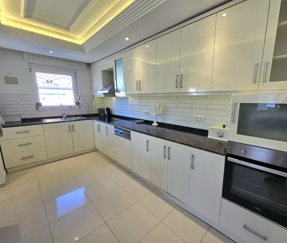 FURNISHED 3+1 DUPLEX APARTMENT WITH TERRACE IN ALANYA OBA