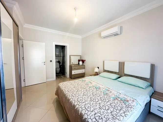 FURNISHED 2+1 APARTMENT NEAR THE SEA IN ALANYA OBA