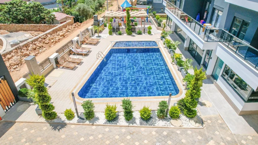 LUXURY FURNISHED 2+1 GARDEN DUPLEX APARTMENT IN ALANYA OBA