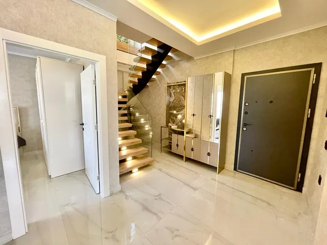 LUXURY FURNISHED 2+1 GARDEN DUPLEX APARTMENT IN ALANYA OBA