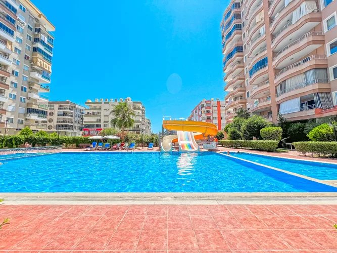 FURNISHED 2+1 APARTMENT ON ATATÜRK STREET IN MAHMUTLAR, ALANYA