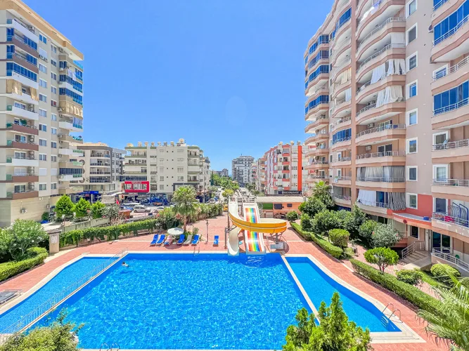 FURNISHED 2+1 APARTMENT ON ATATÜRK STREET IN MAHMUTLAR, ALANYA