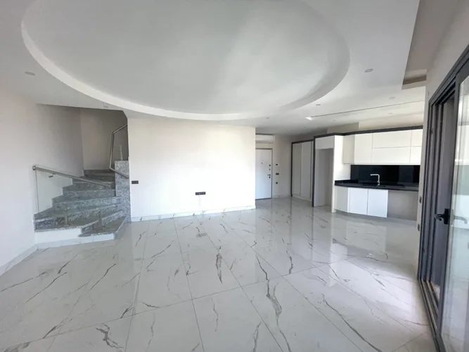 3+1 DUPLEX APARTMENT WITH UNIQUE SEA VIEW IN ALANYA KARGICAK