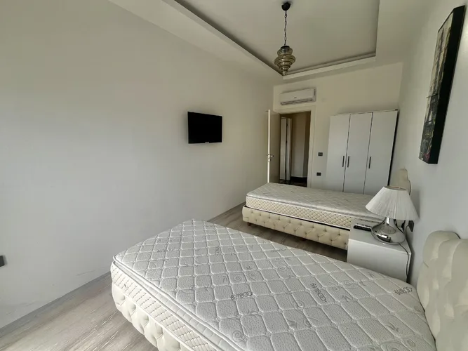 FURNISHED 2+1 DUPLEX APARTMENT WITH CASTLE AND SEA VIEW IN ALANYA