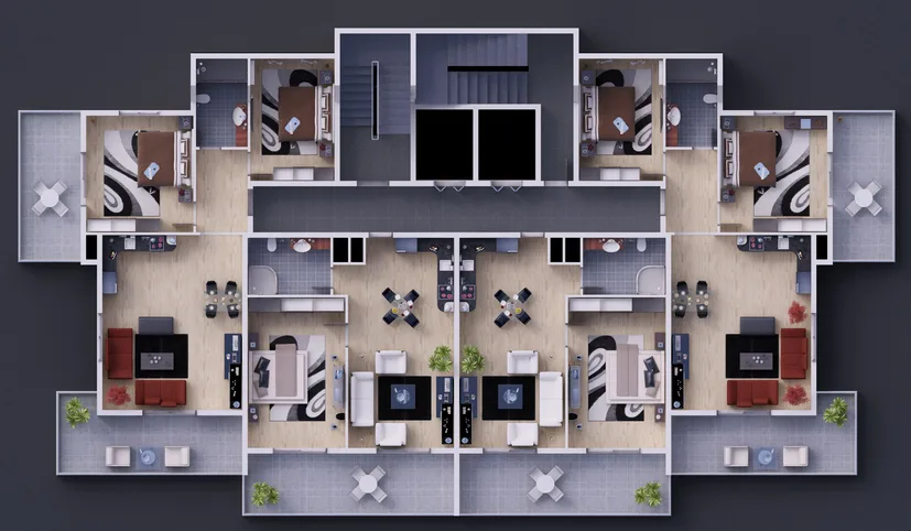 SKY BLUE ALAIYE RESIDENCE Plan - 29