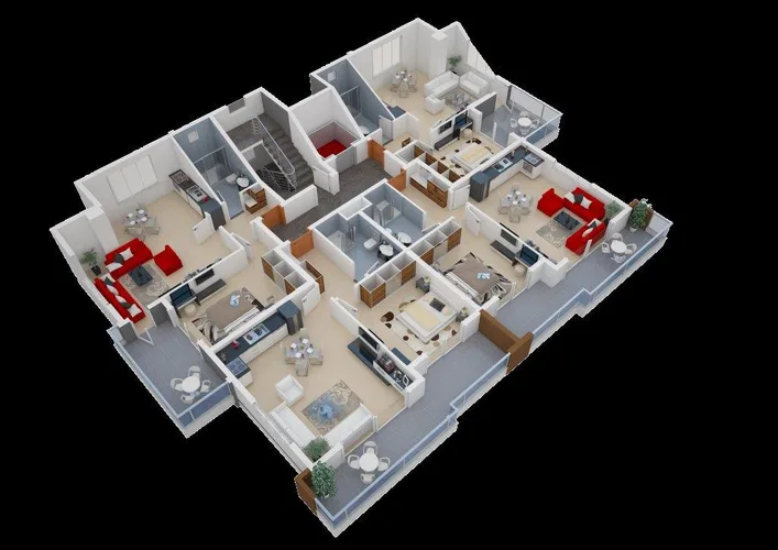 SKY DOME ALAIYE RESIDENCE Plan - 23