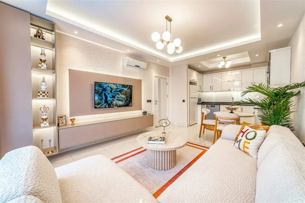 Роскошная меблированная квартира в комплексе Nordic Life, Аланья Interior - 3
