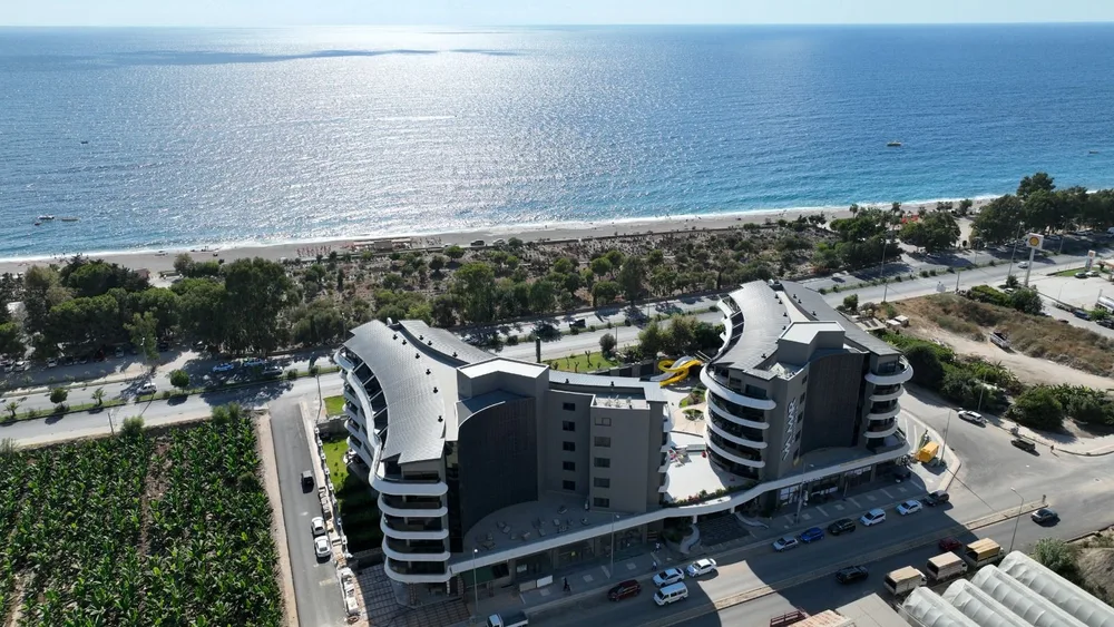 Квартира с частным садом в Via Mar Residence, Аланья Exterior - 10