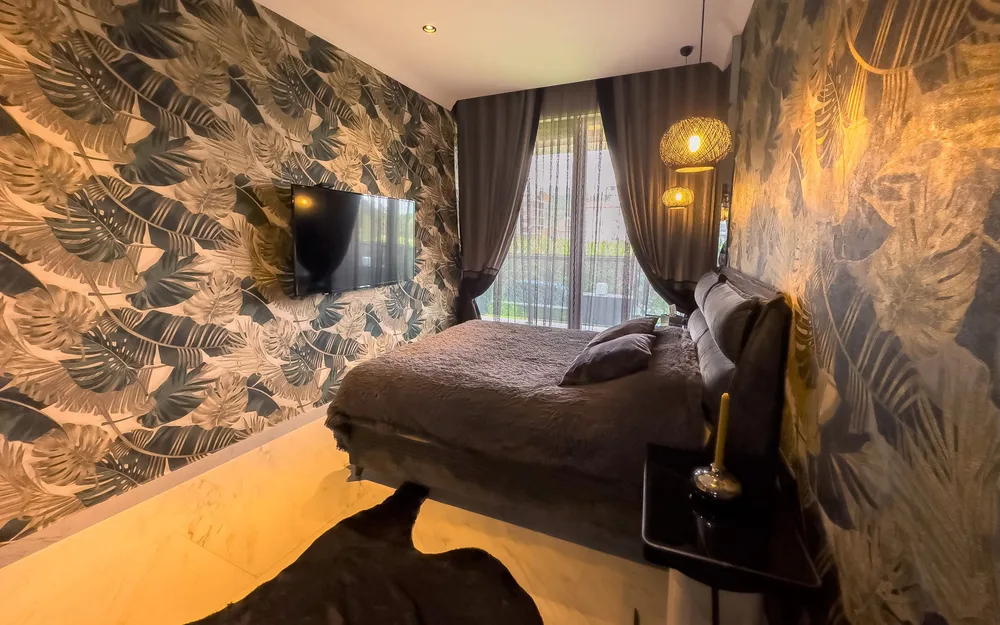 Квартира с частным садом в Via Mar Residence, Аланья Interior - 25
