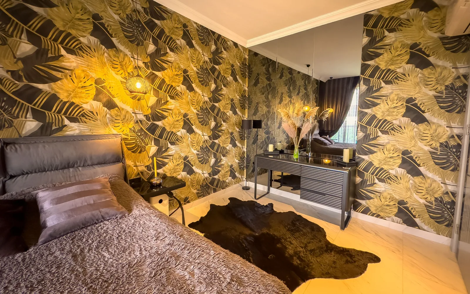 Квартира с частным садом в Via Mar Residence, Аланья Interior - 26