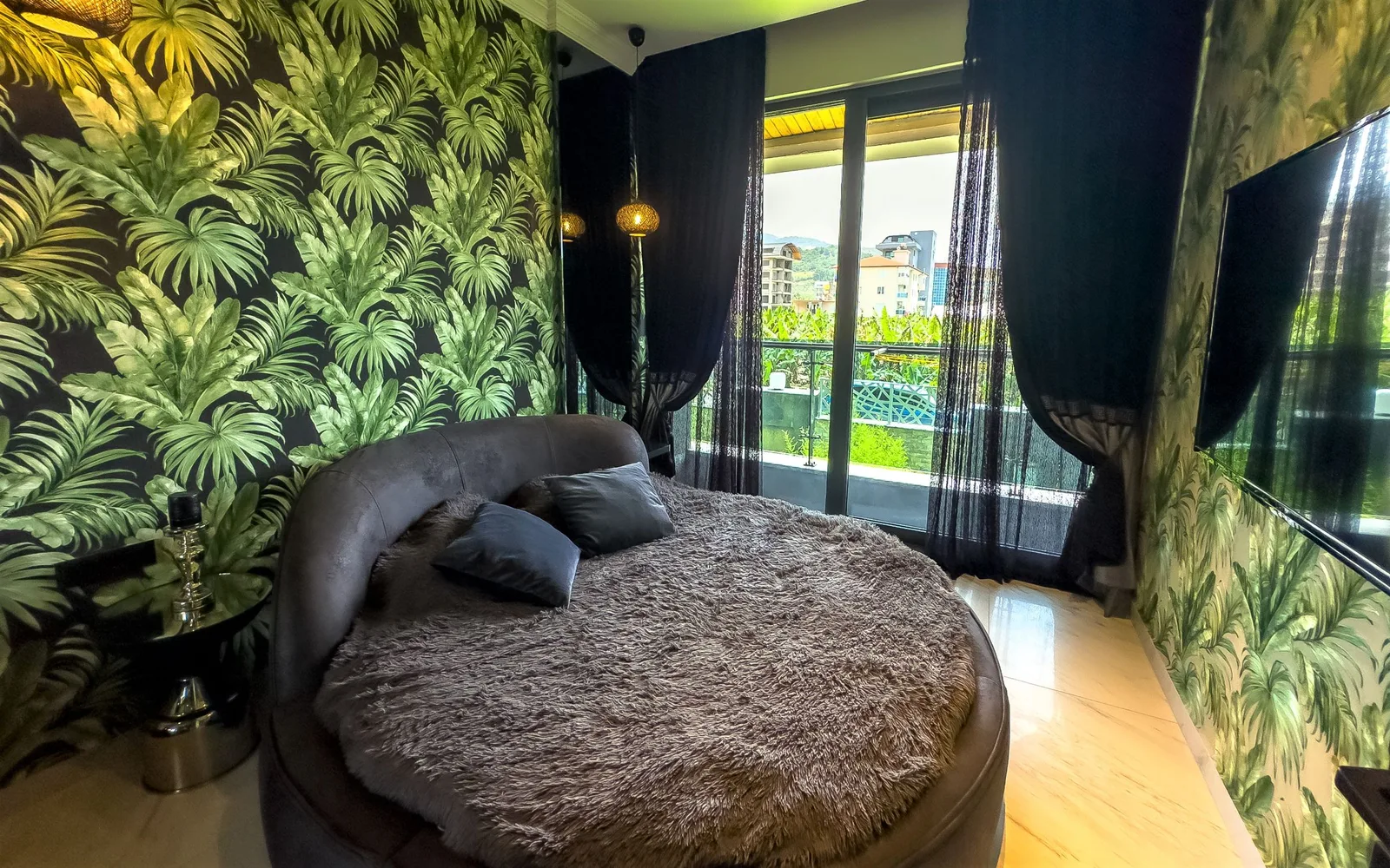 Квартира с частным садом в Via Mar Residence, Аланья Interior - 28