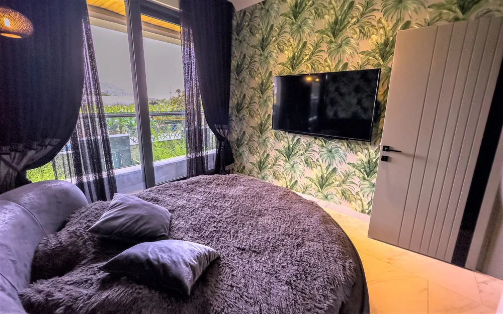 Квартира с частным садом в Via Mar Residence, Аланья Interior - 30