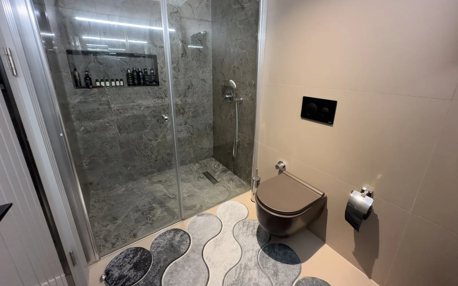 Квартира с частным садом в Via Mar Residence, Аланья Interior - 32