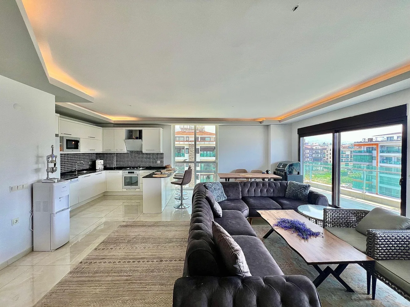 Sea View Apartment 50m to the Beach in Kestel, Alanya Interior - 3