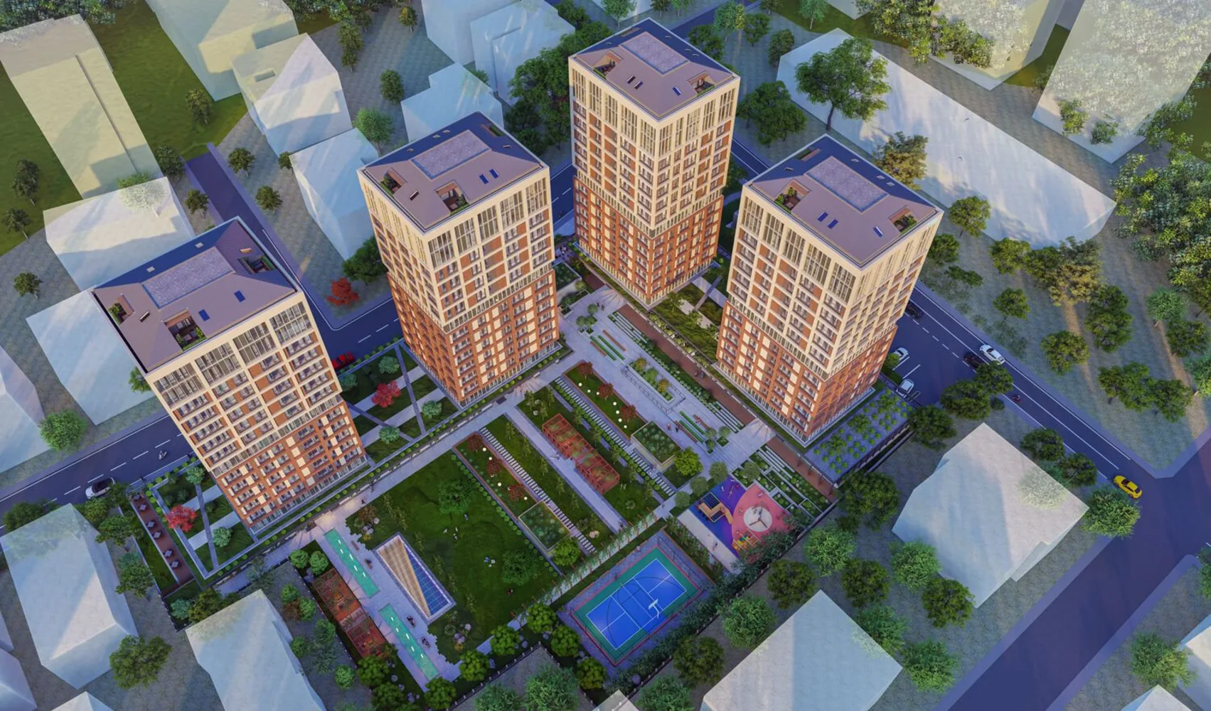 Apartments in Elite Erenkoy, One of Istanbul’s Project with the Largest Green Areas Exterior - 13