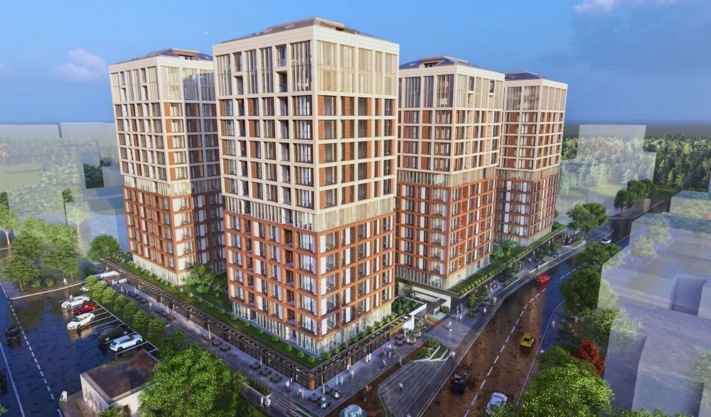 Apartments in Elite Erenkoy, One of Istanbul’s Project with the Largest Green Areas Exterior - 15