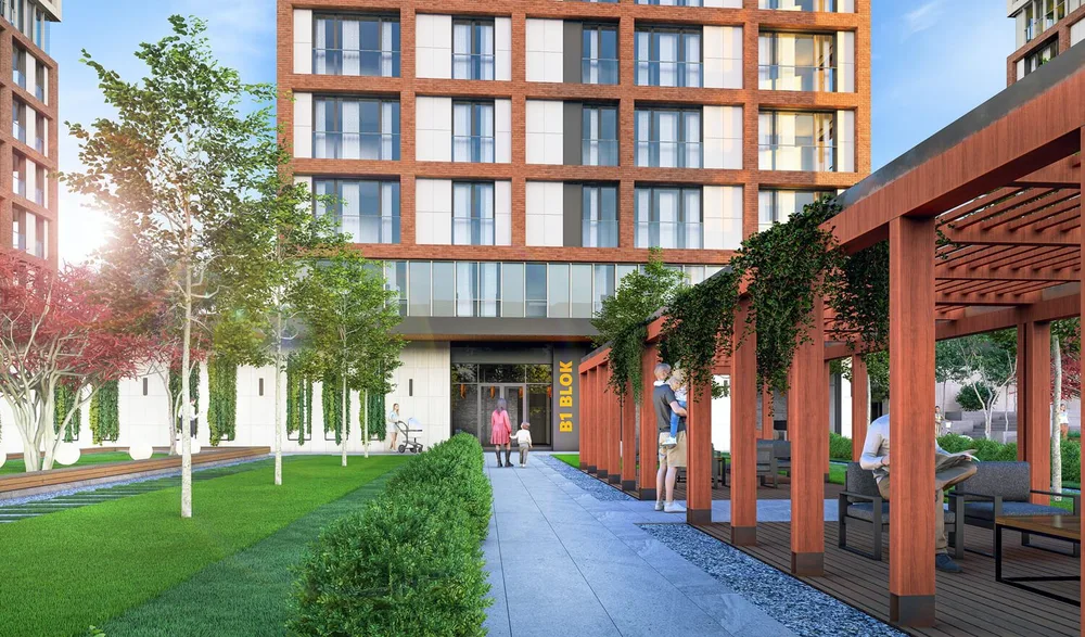 Apartments in Elite Erenkoy, One of Istanbul’s Project with the Largest Green Areas Exterior - 8