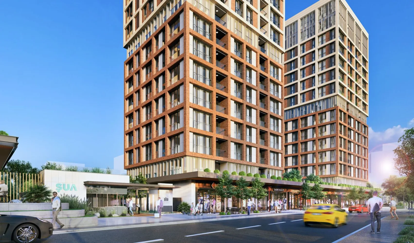 Apartments in Elite Erenkoy, One of Istanbul’s Project with the Largest Green Areas Exterior - 10