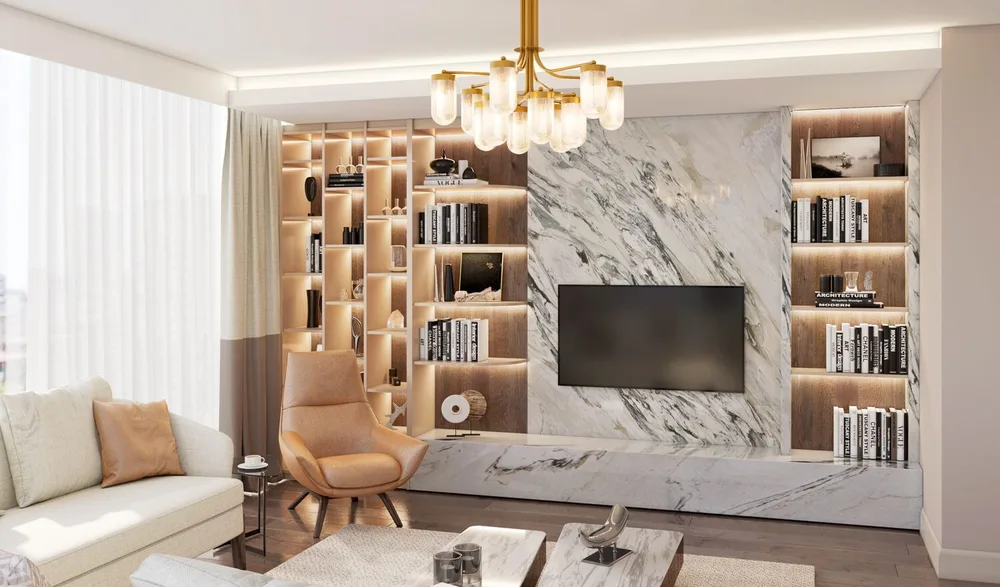 Apartments in Elite Erenkoy, One of Istanbul’s Project with the Largest Green Areas Interior - 21