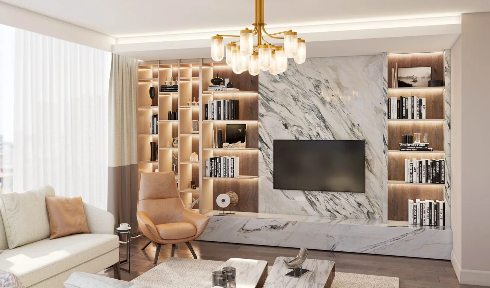 Apartments in Elite Erenkoy, One of Istanbul’s Project with the Largest Green Areas Interior - 21