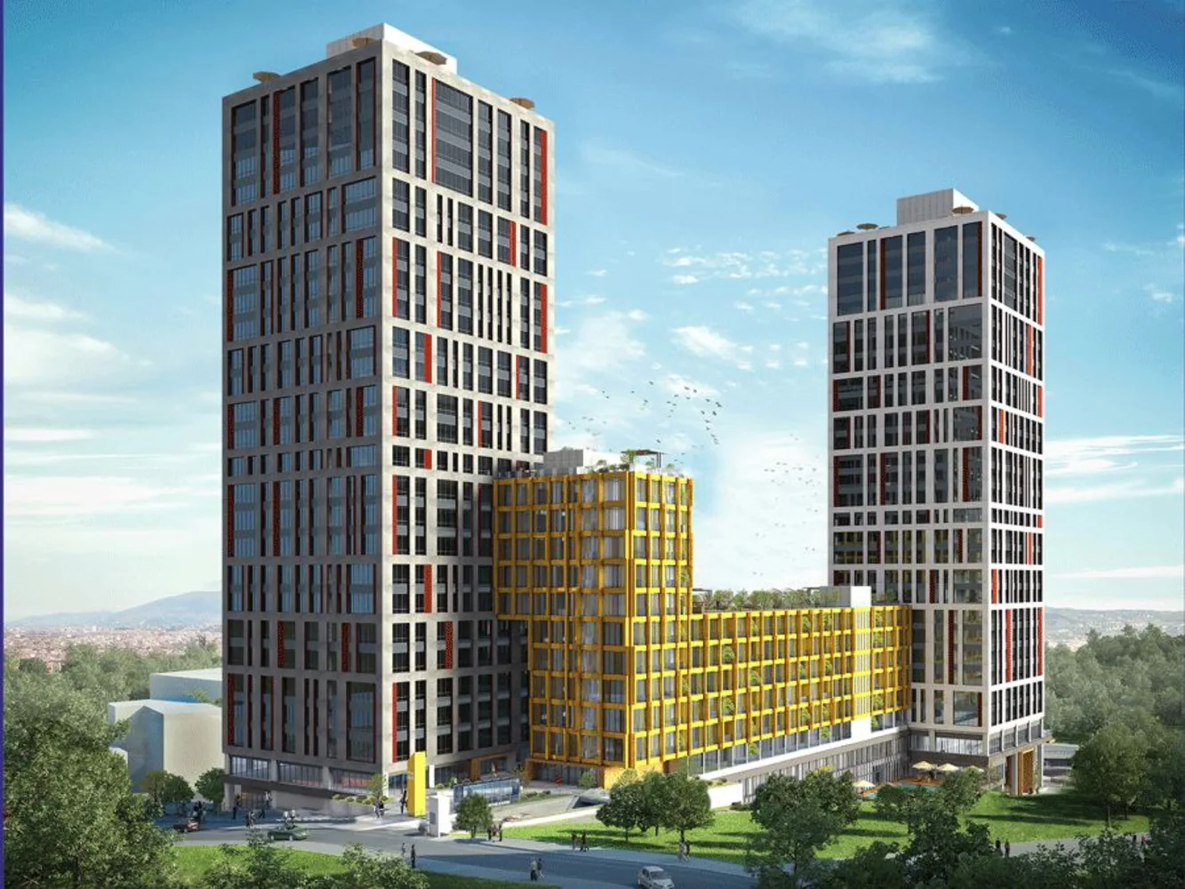 Квартиры с готовым TAPU в Evin Park Kadıkoy, азиатская сторона Стамбула Exterior - 6