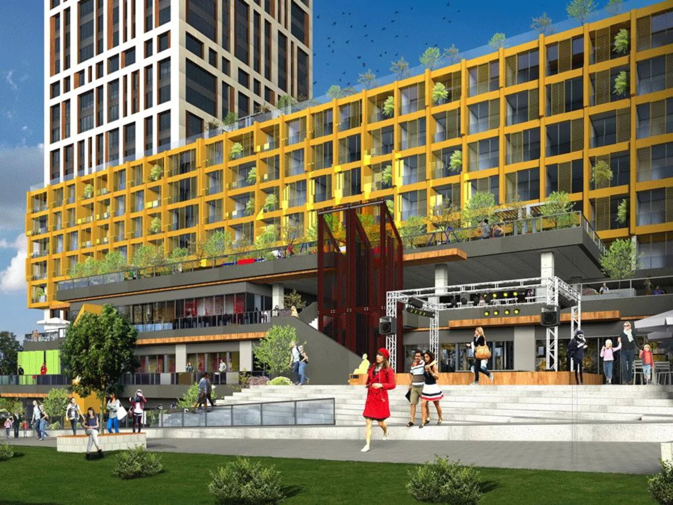 Квартиры с готовым TAPU в Evin Park Kadıkoy, азиатская сторона Стамбула Exterior - 7