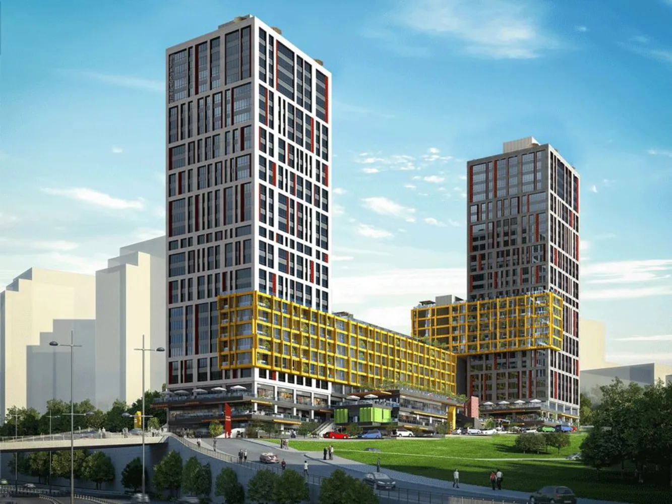 Квартиры с готовым TAPU в Evin Park Kadıkoy, азиатская сторона Стамбула Exterior - 9
