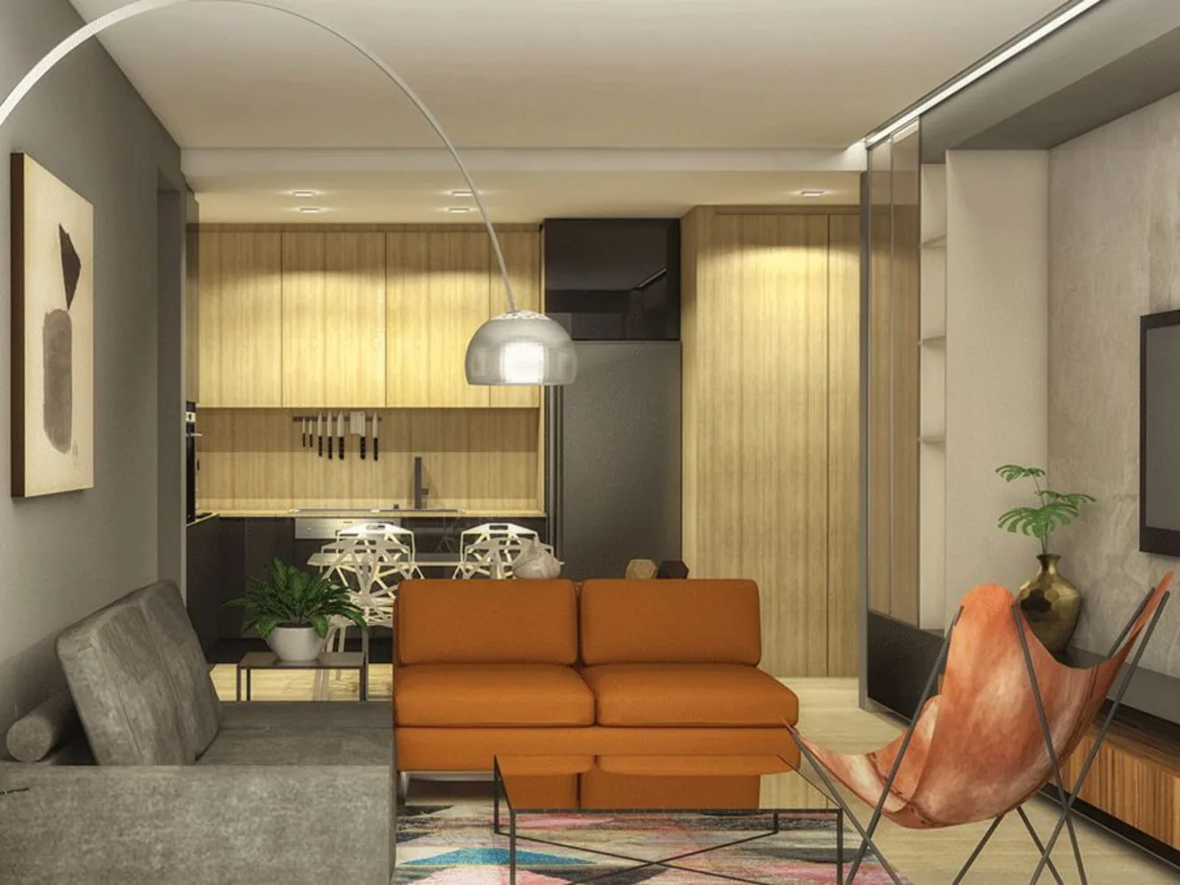 Квартиры с готовым TAPU в Evin Park Kadıkoy, азиатская сторона Стамбула Interior - 36