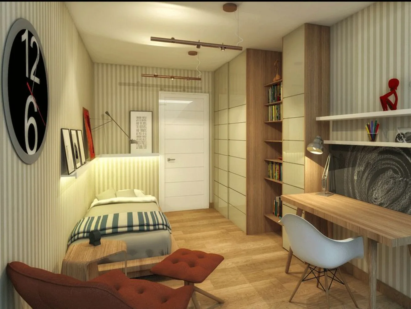 Квартиры с готовым TAPU в Evin Park Kadıkoy, азиатская сторона Стамбула Interior - 41