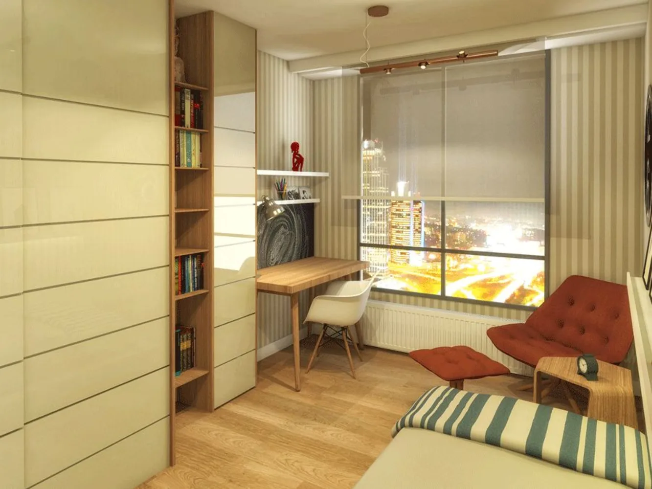 Квартиры с готовым TAPU в Evin Park Kadıkoy, азиатская сторона Стамбула Interior - 42