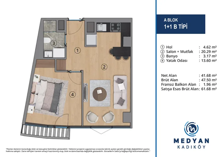 New İstanbul Apartments in Meydan Kadıkoy, İstanbul Plan - 17