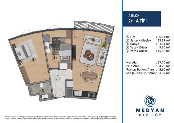 New İstanbul Apartments in Meydan Kadıkoy, İstanbul Plan - 18