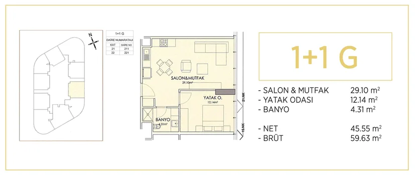 Apartment Under Construction in Up Life Kadıkoy, High-End Complex with Full Amenities Plan - 22