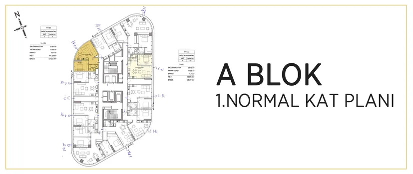Apartment Under Construction in Up Life Kadıkoy, High-End Complex with Full Amenities Plan - 27