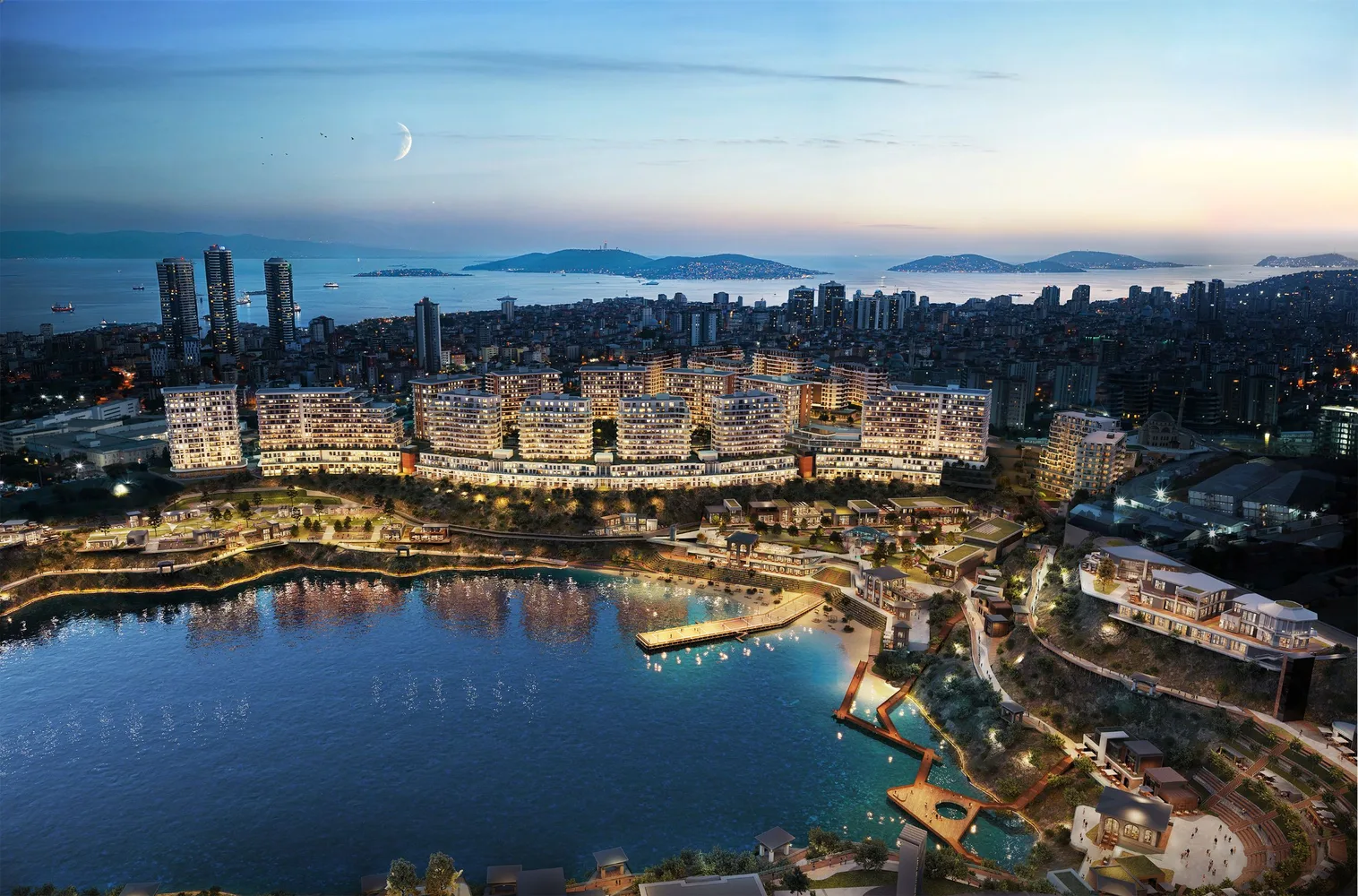 Lakefront Luxury Apartments in Batıyakasi Kartal, Istanbul Exterior - 10