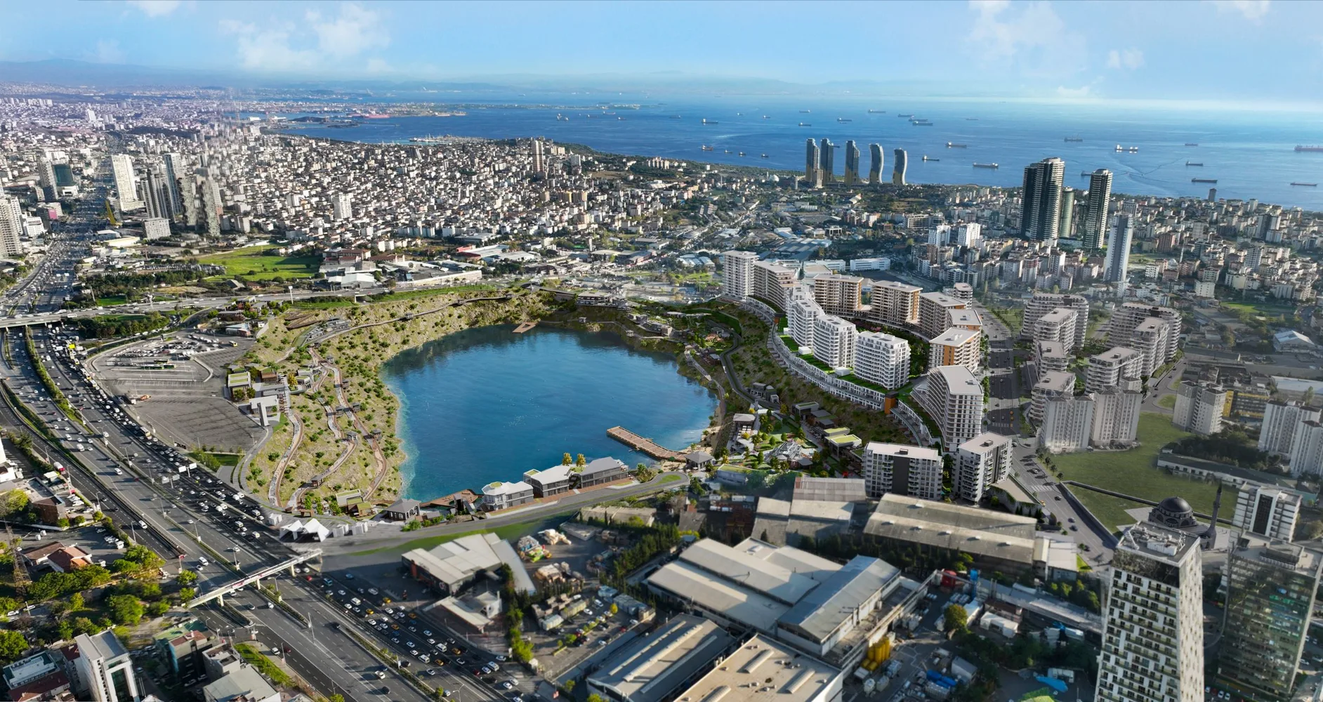 Lakefront Luxury Apartments in Batıyakasi Kartal, Istanbul Exterior - 11