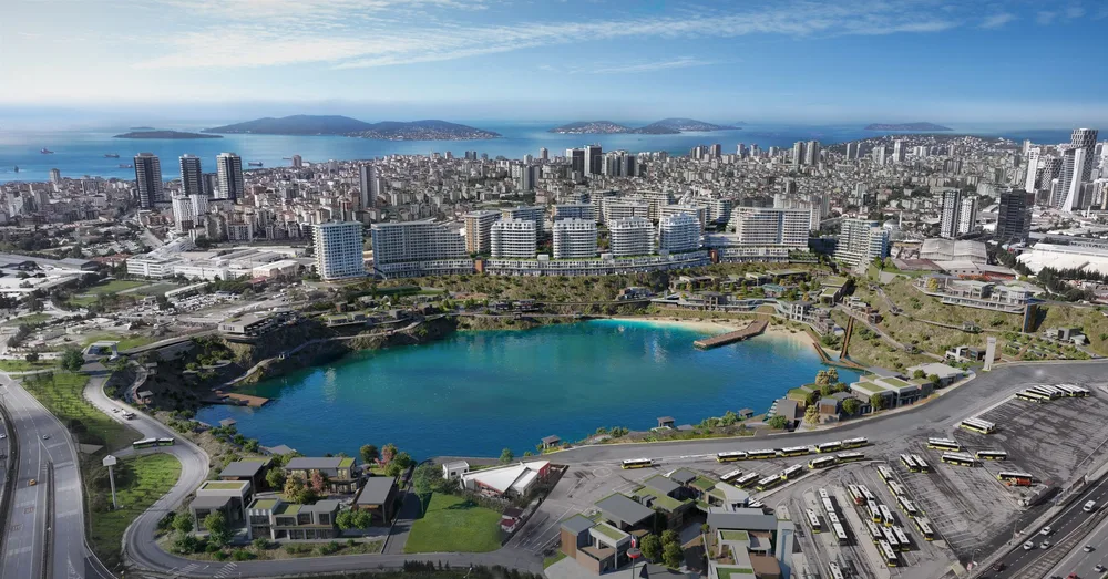 Lakefront Luxury Apartments in Batıyakasi Kartal, Istanbul Exterior - 19