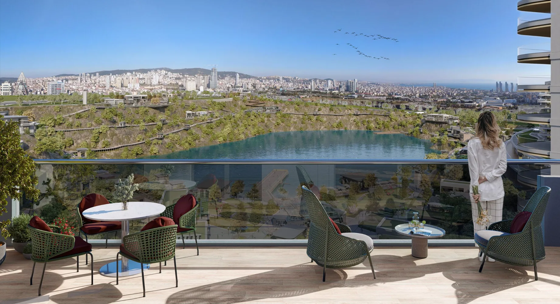 Lakefront Luxury Apartments in Batıyakasi Kartal, Istanbul Exterior - 7