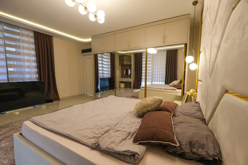 Квартира с собственной террасой в Aydemir Park Residence, Махмутлар, Аланья Interior - 8