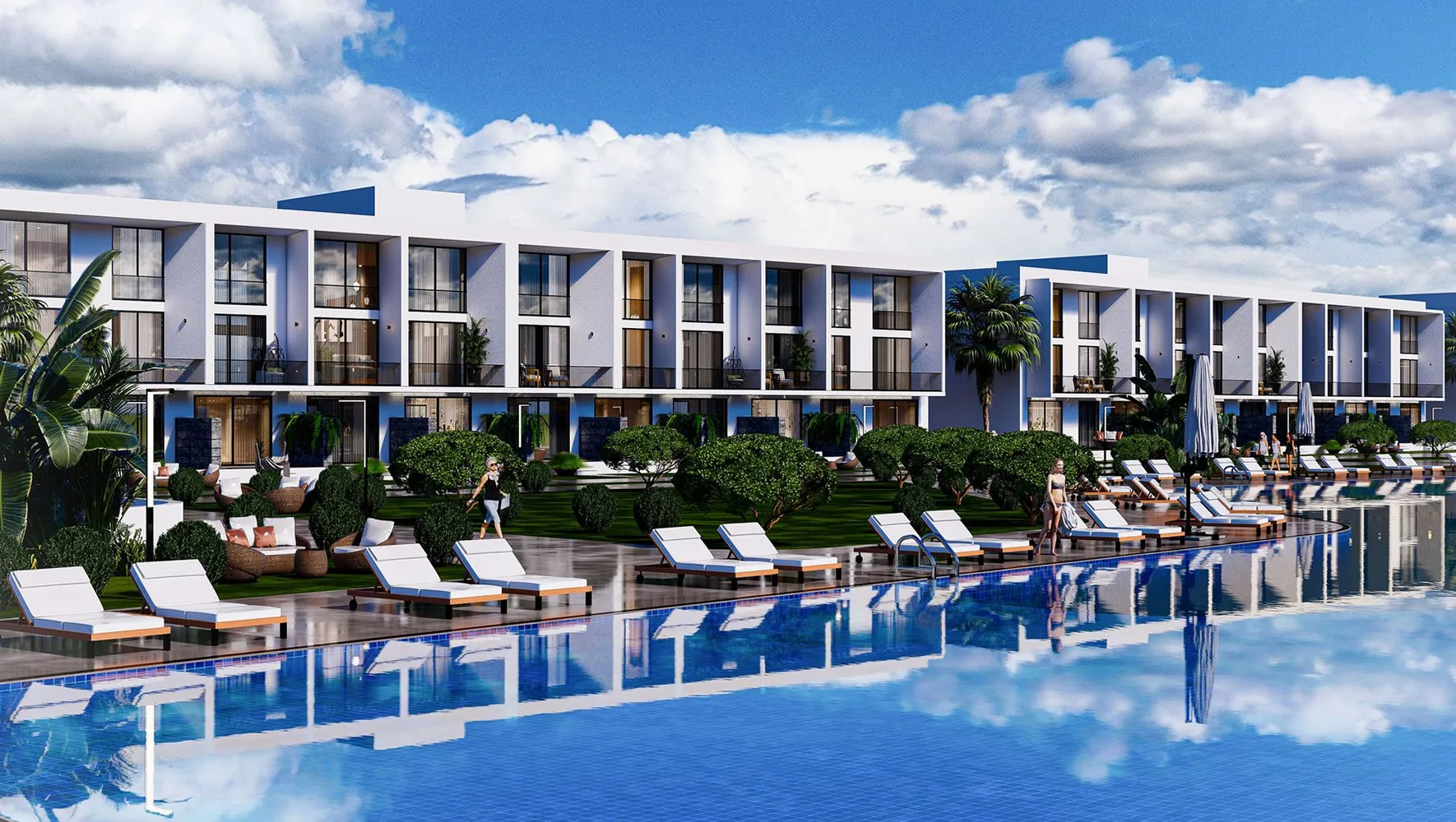 Courtyard Platinum, премиальные виллы в регионе Искеле, Северный Кипр Exterior - 3