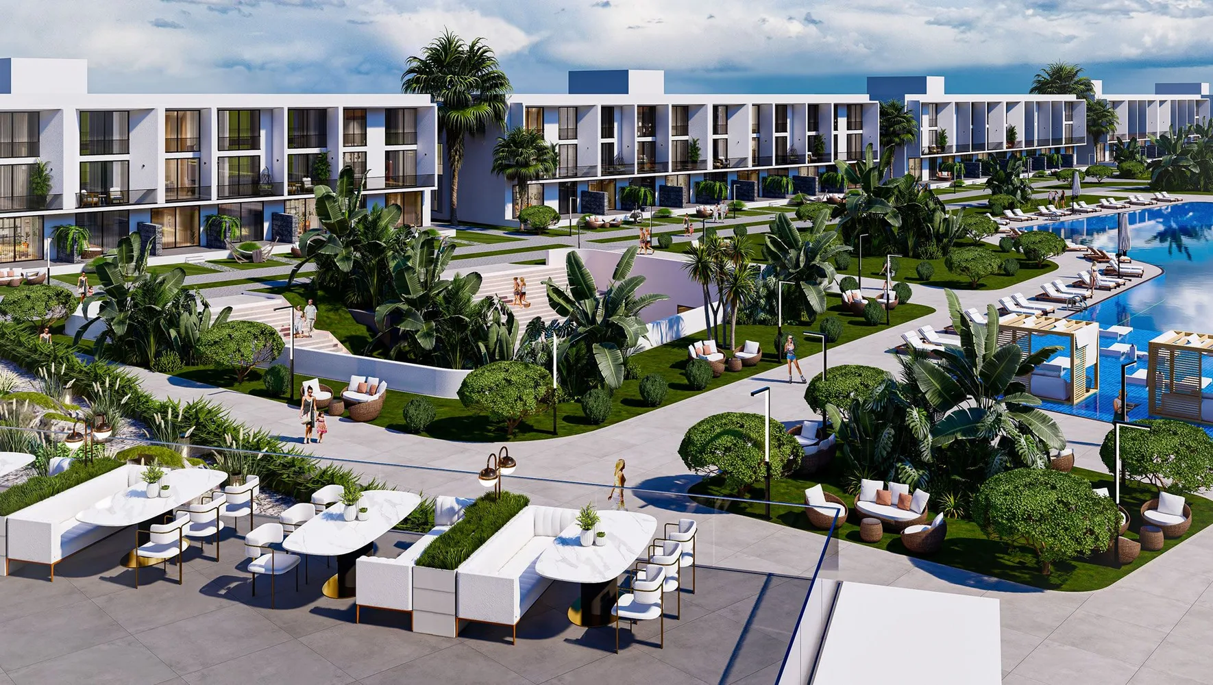 Courtyard Platinum, премиальные виллы в регионе Искеле, Северный Кипр Exterior - 4