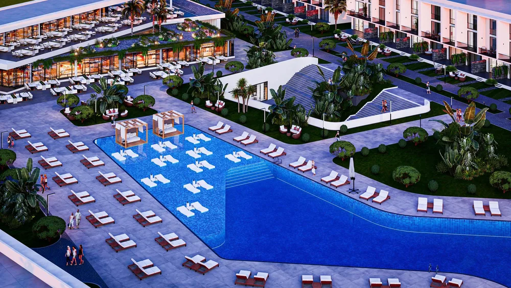 Courtyard Platinum, премиальные виллы в регионе Искеле, Северный Кипр Interior - 10
