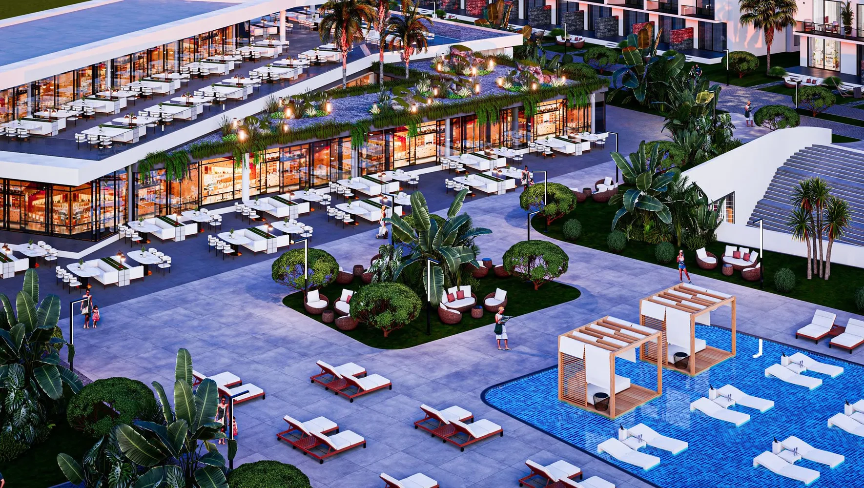 Courtyard Platinum, премиальные виллы в регионе Искеле, Северный Кипр Interior - 8
