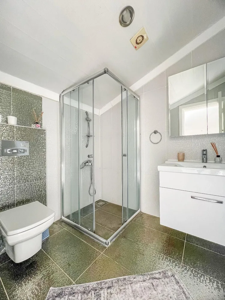 Квартира с видом на Средиземное море в комплексе Green Wood Hill, Аланья Interior - 14