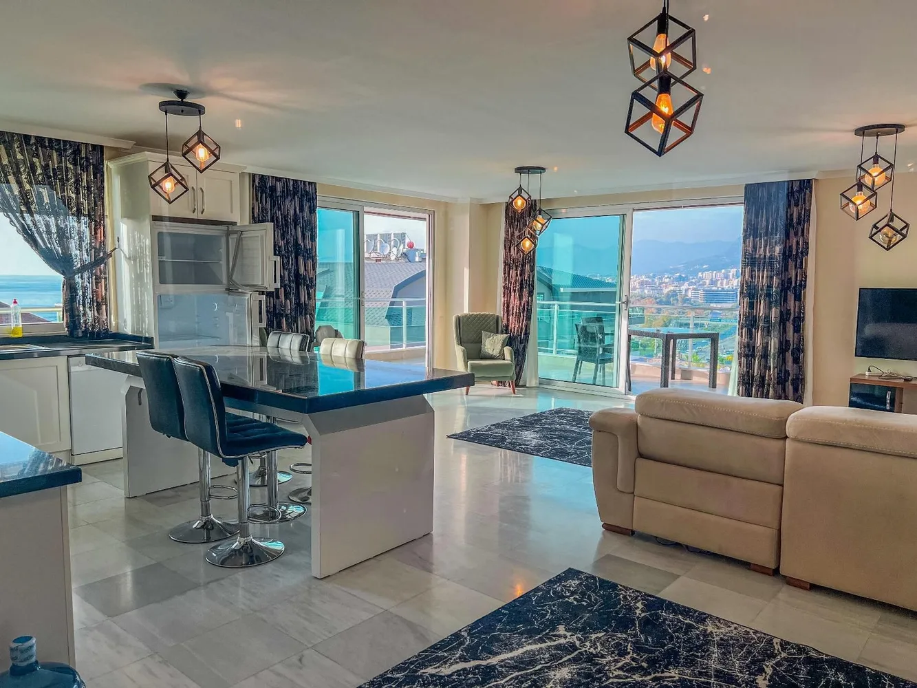Квартира с видом на Средиземное море в комплексе Green Wood Hill, Аланья Interior - 8